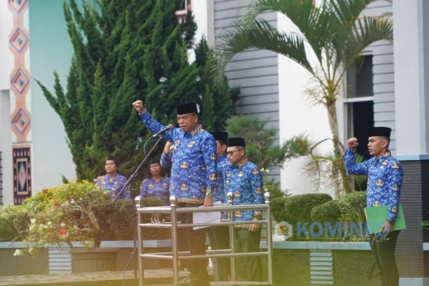 Bupati Karo Pimpin Apel Hari Kesadaran Nasional