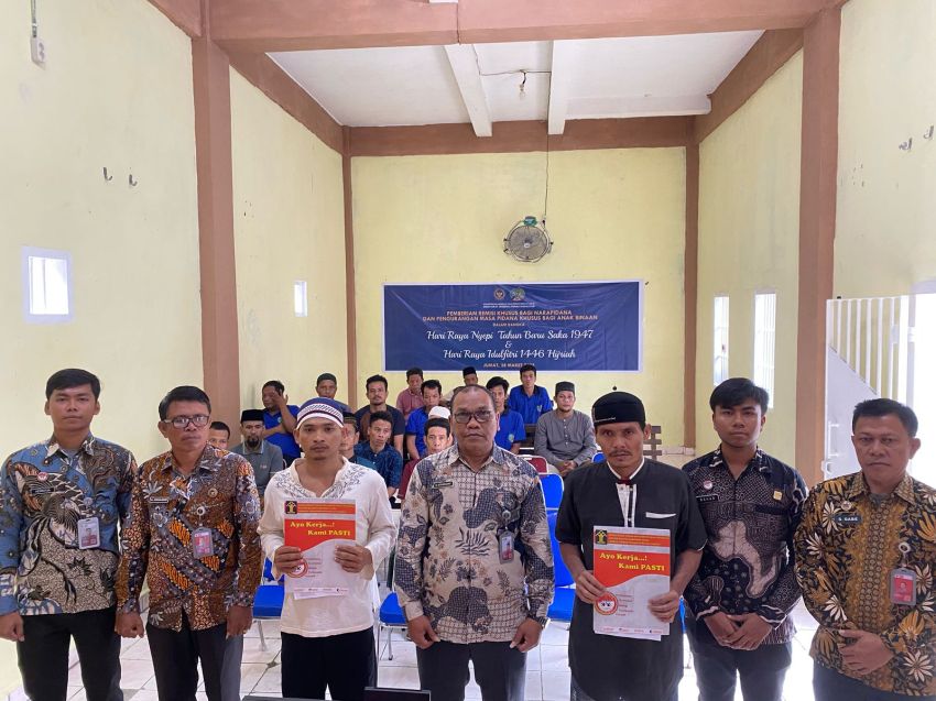 111 Narapidana Lapas Kelas III Barus Terima Remisi Nyepi dan Idulfitri