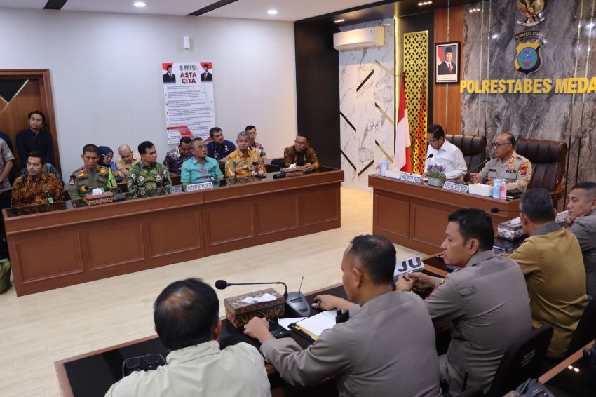 Wali Kota Medan dan Wakil Sambangi Polrestabes Bahas Sitkamtibmas dan Perkuat Sinergitas