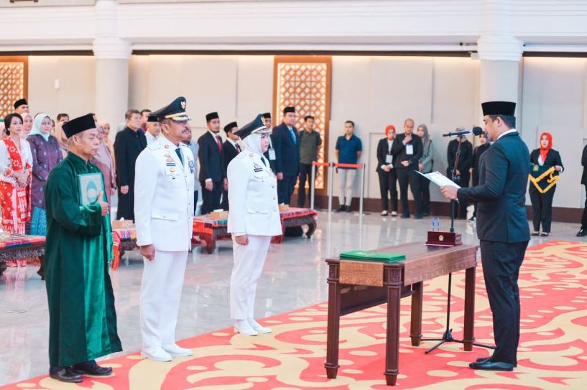 Gubernur Sumut Lantik Bupati dan Wakil Bupati Madina