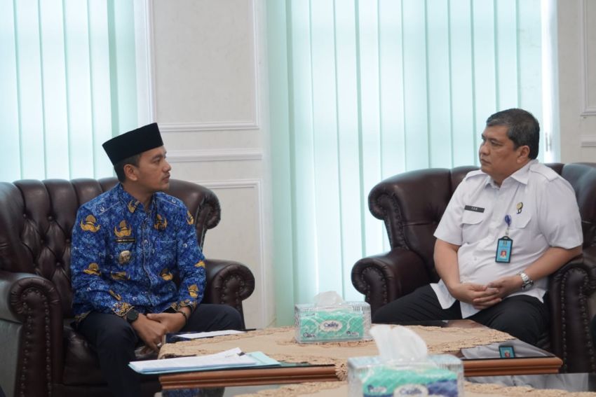 Wali Kota Tebingtinggi Bersama Dirjen Imigrasi Sumut Bahas Status Gedung Kantor ULP