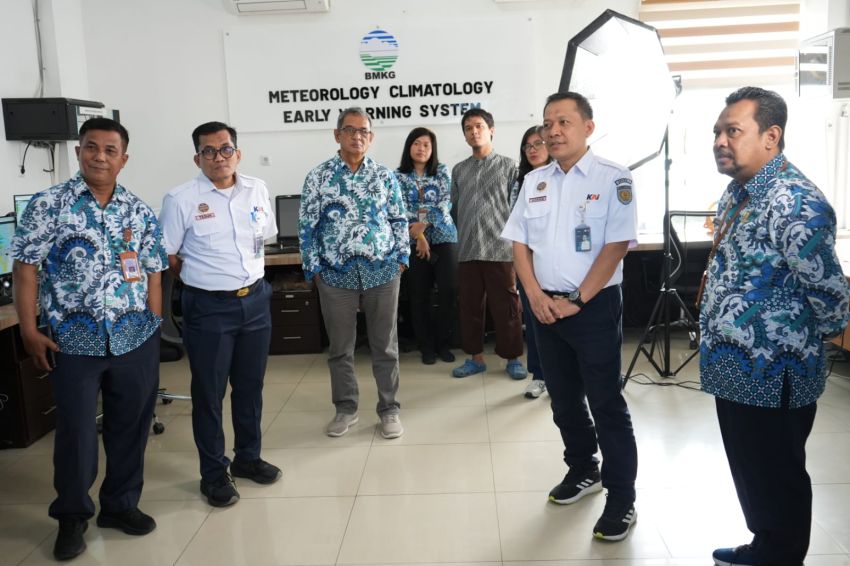 KAI Divre I Sumut Perkuat Mitigasi Cuaca Bersama BBMKG Wilayah I Medan