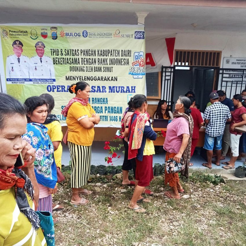 Pemkab Dairi Gelar Pasar Murah di 6 Kecamatan
