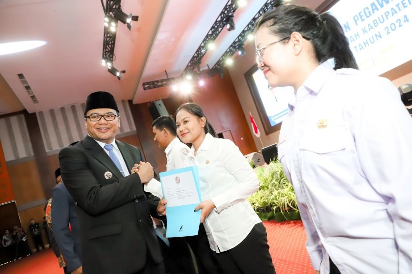 Kabupaten Deliserdang Jadi yang Tercepat Serahkan SK CPNS Formasi 2024