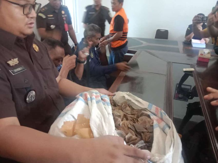 Balai Gakkum LHK Sumut Serahkan Tersangka dan Barang Bukti Penjualan Sisik Trenggiling ke Kejari Asahan, Keterlibatan Oknum TNI dan Polisi Masih Didal