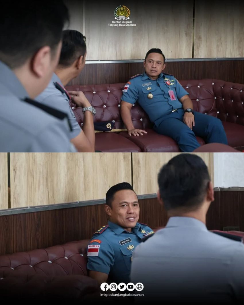 Lanal TBA Jalin Sinergitas dengan Imigrasi Perkuat Pengamanan Perairan