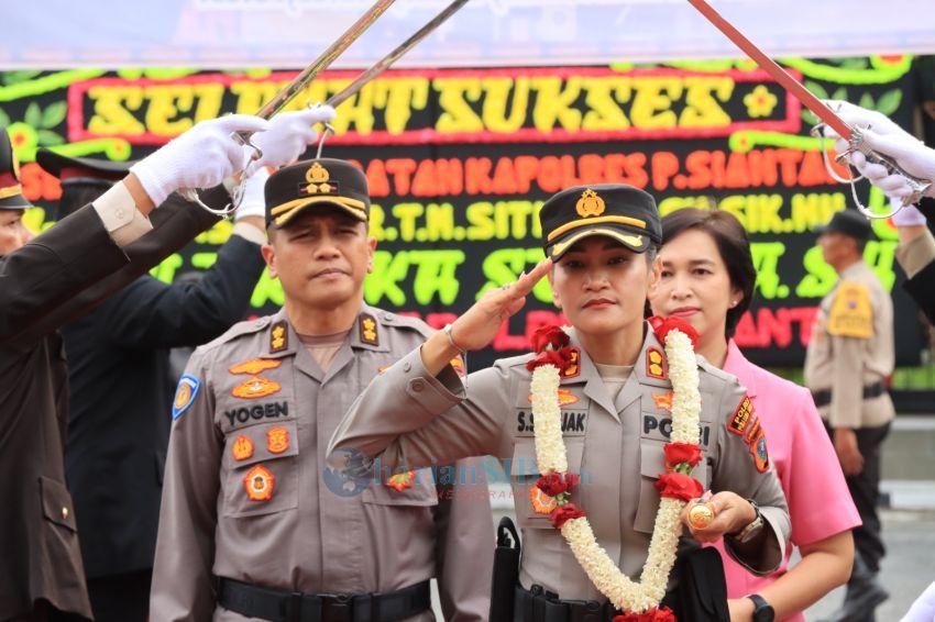 Disambut Pedang Pora, Kapolres Pematangsiantar AKBP Sah Udur: Mari Kita Jaga Rumah Kita