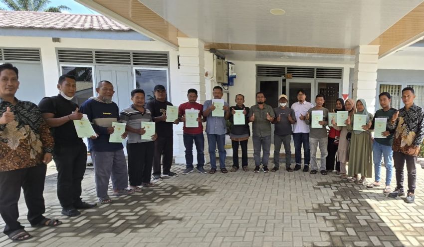 PT Socfindo Aek Loba Serahkan Sertipikat Tanah kepada 13 Petani Mitra Perusahaan