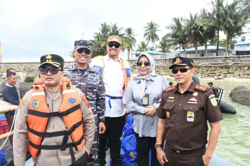 Lanal TBA Dukung Pulau Pandang dan Pulau Salah Nama di Batubara Sebagai Wisata Unggulan