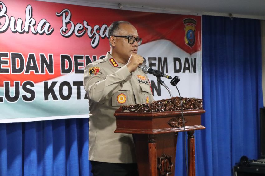 Kapolrestabes Medan Hadiri Buka Bersama BEM dan Cipayung Plus