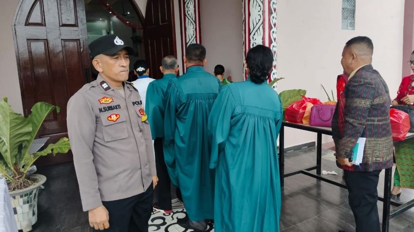 Beri Kenyamanan Ibadah Paskah di Gereja, Polres Pematangsiantar Turunkan 100 Personel