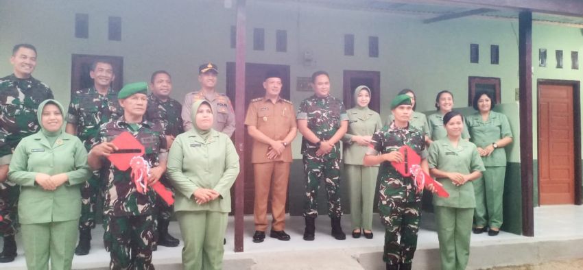 Pangdam I Bukit Barisan Resmikan Renovasi Rumah Dinas Prajurit Kodim 0211/TT