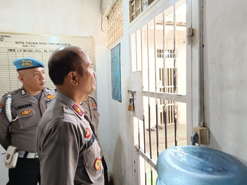 Wakapolres Pematangsiantar Cek Kondisi RTP