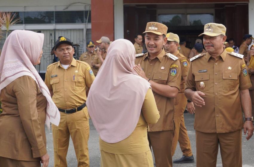 Pimpinan Apel Gabungan, Wali Kota Tebing Tinggi Ajak ASN Wujudkan Visi Misi