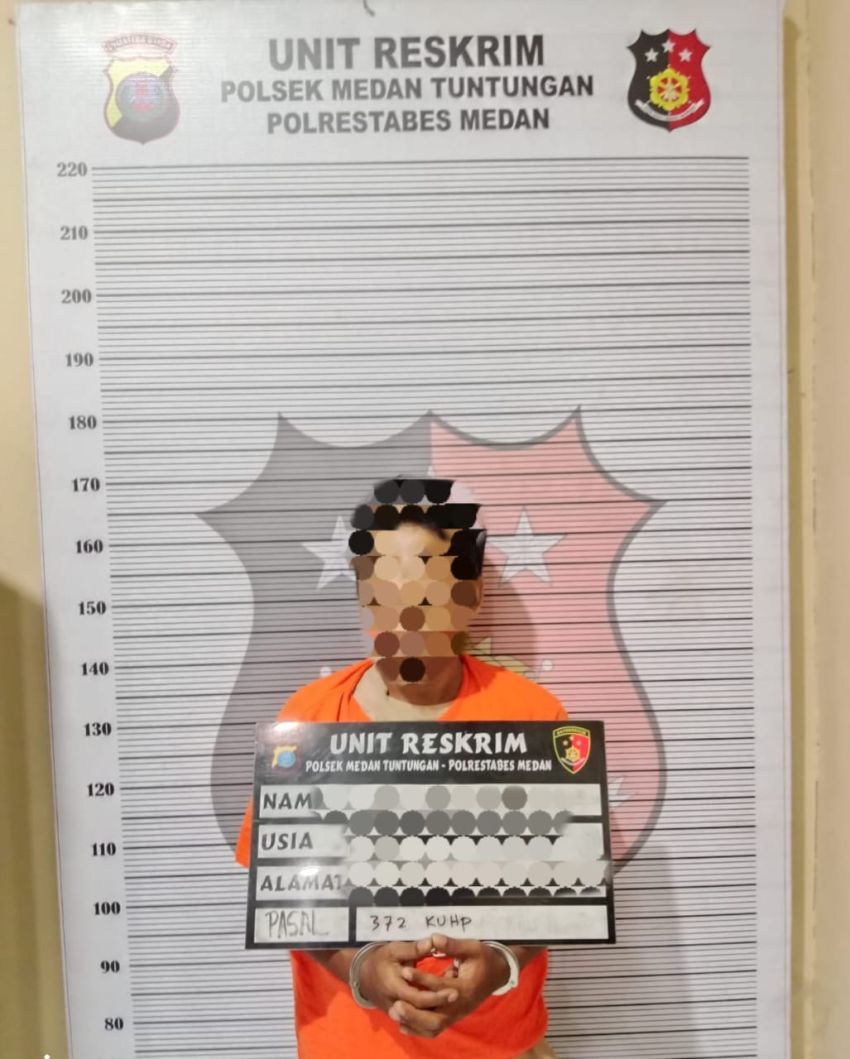Polsek Medan Tuntungan Amankan Pelaku Penipuan dan Penggelapan Motor