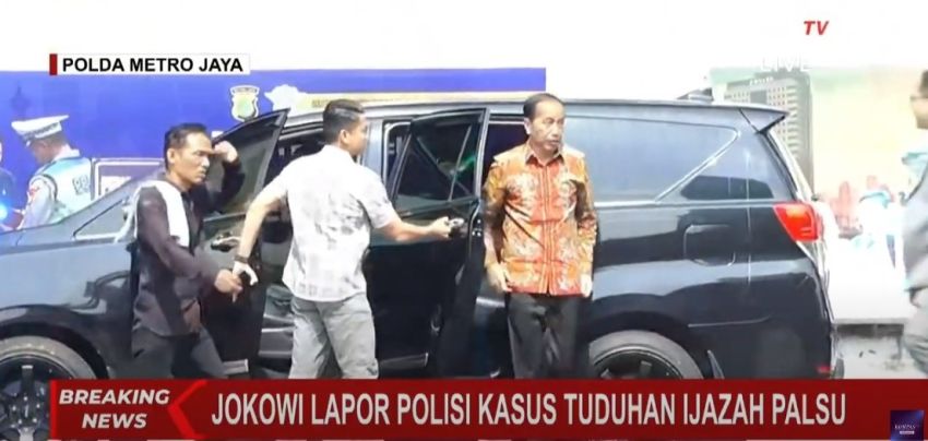 Jokowi Laporkan Tuduhan Ijazah Palsu ke Polda Metro Jaya
