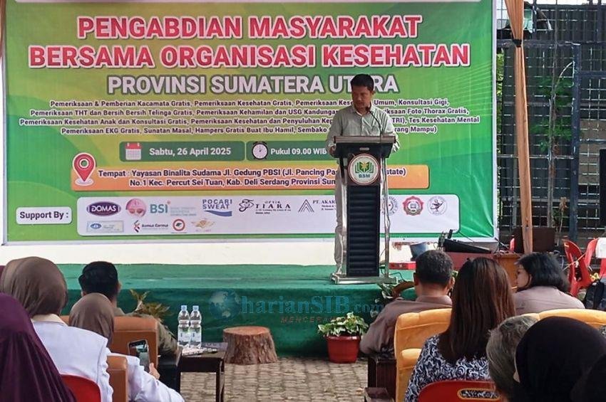 Organisasi Kesehatan Sumut Gelar Pengabdian Kesehatan Masyarakat di Medan Estate