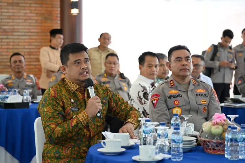 Wujudkan Rasa Aman dan Tertib di Masyarakat, Bobby Nasution Ajak Polda Sumut Berkolaborasi Laksanakan Program PRESTICE