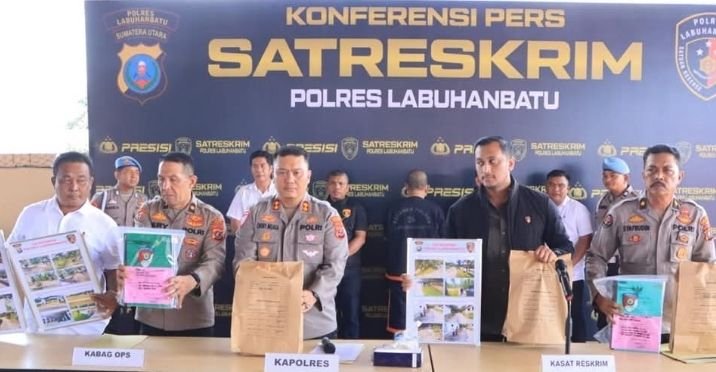 Korupsi Dana Desa, Polres Labuhanbatu Tangkap Kades Siparepare Tengah Labura