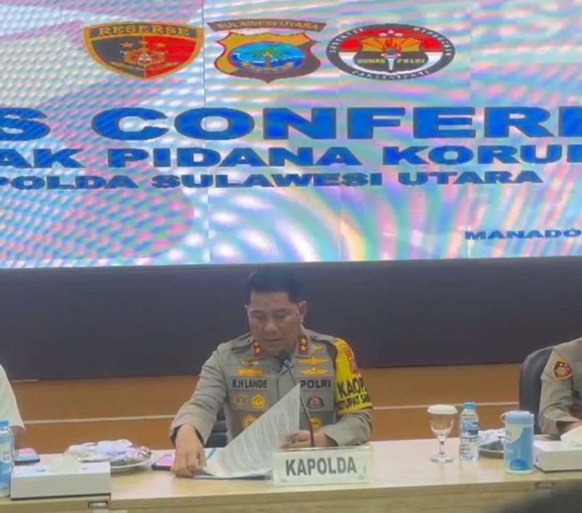Polda Sulut Tetapkan Lima Tersangka Kasus Korupsi Dana Hibah GMIM Senilai Rp8,9 Miliar