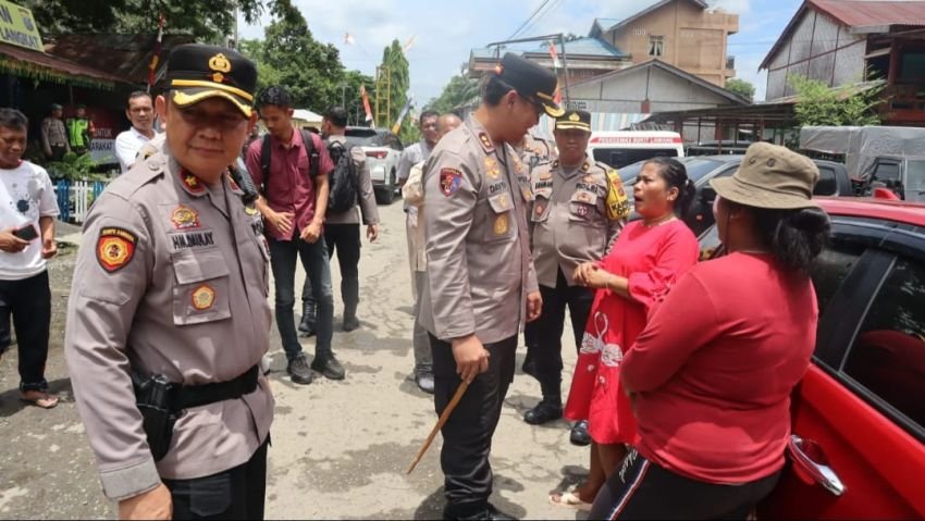 Kapolres Langkat Tinjau Pos Pengamanan di Bukit Lawang  Pastikan Keamanan Wisatawan