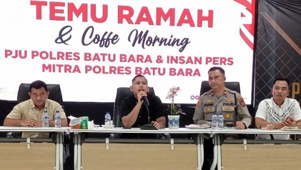 Baru Menjabat, Kasat Reskrim Batubara AKP Tri Boy Siahaan Harapkan Sinergi dengan Wartawan