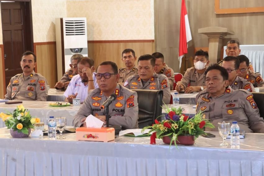 Kapolres Simalungun Ikuti Arahan Kapolri Terkait Kamtibmas Pasca Operasi Ketupat 2025
