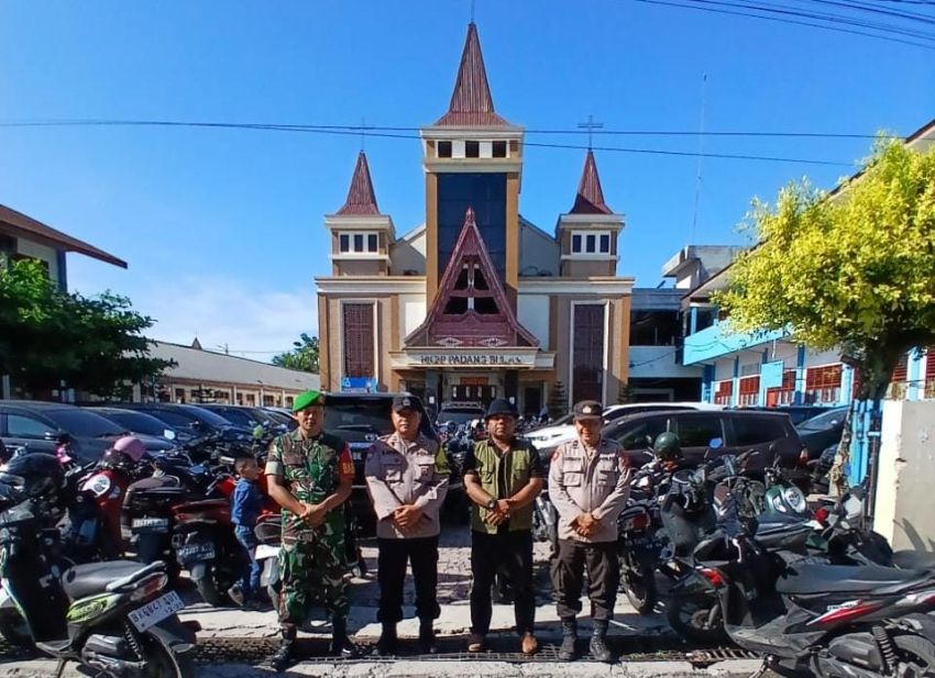 Polrestabes Medan Lakukan Pam Jaga Ibadah Jumat Agung dan Hari Paskah di Gereja