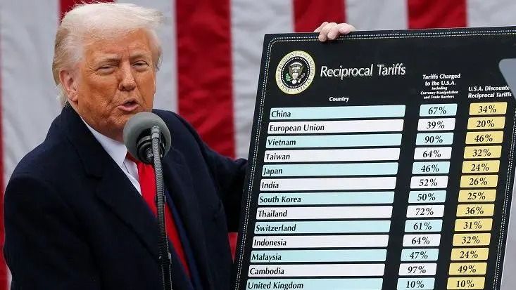Trump Umumkan Tarif Baru Impor 10%
