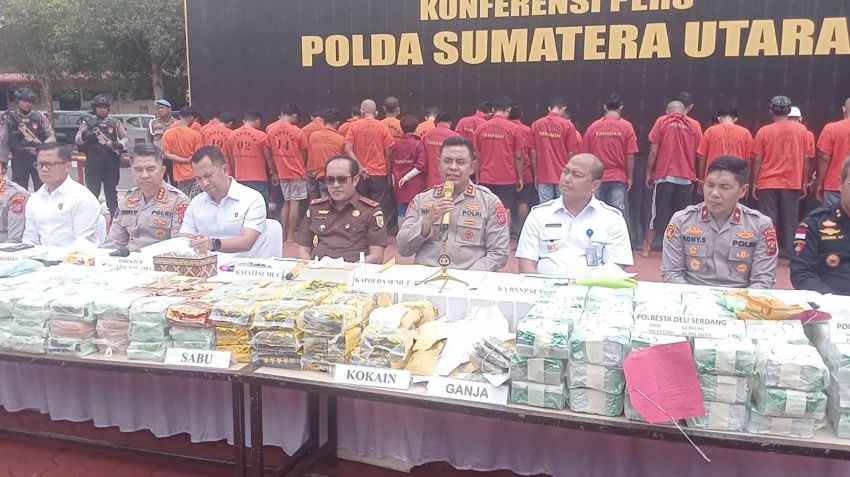 Polda Sumut Ungkap 517 Kasus Dalam Rentang Waktu 1,5 Bulan