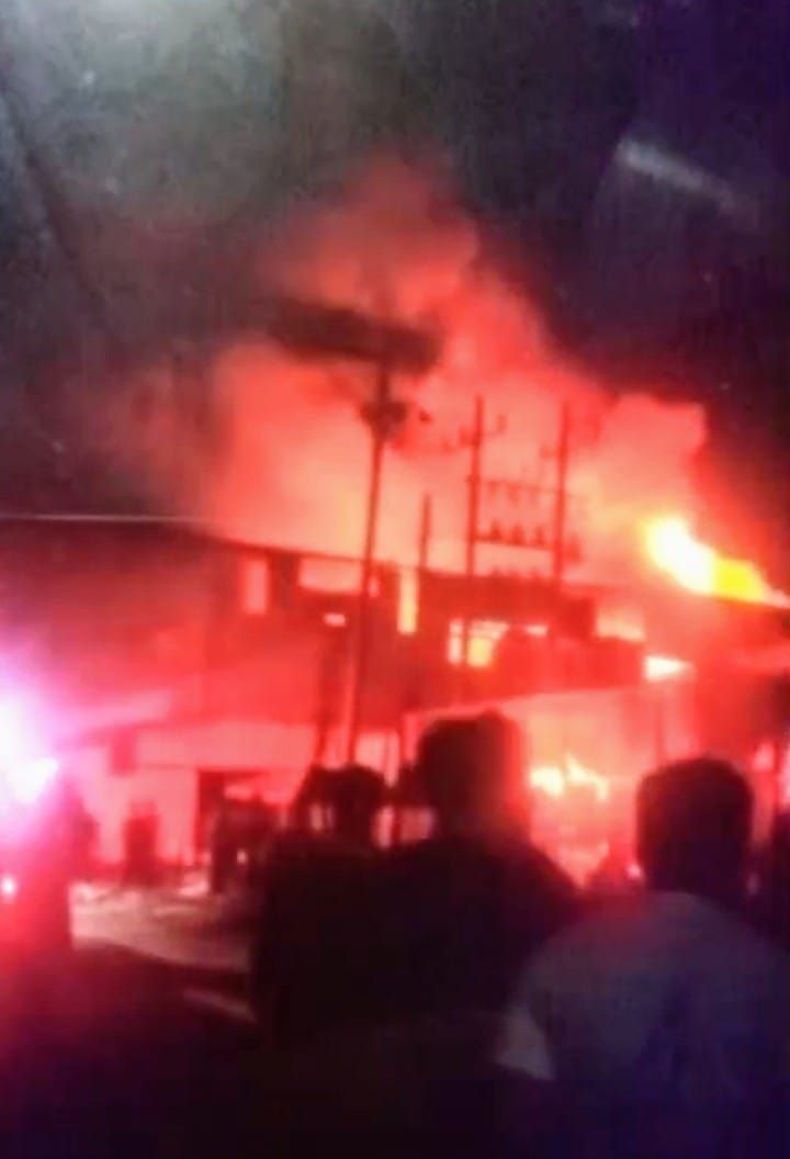 Gudang Pengolahan Ikan di Belawan Terbakar