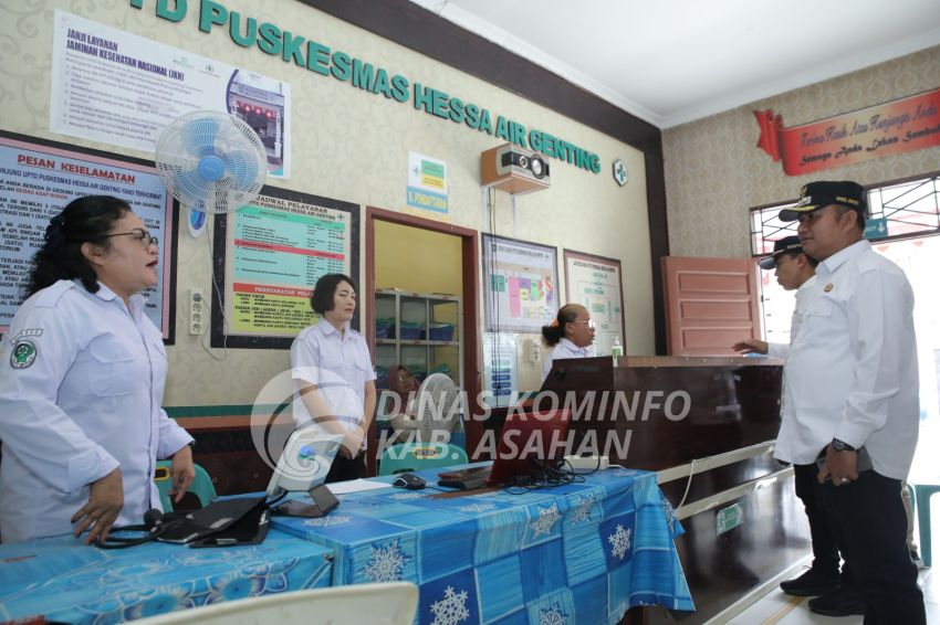 Wabup Asahan Sidak SMP Negeri 6, Kantor OPD, Kantor Camat dan Puskesmas