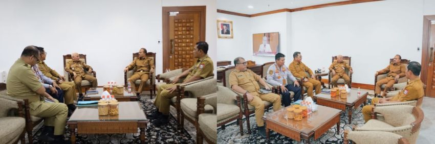 Wali Kota Bertemu Wagubsu Sampaikan Proposal Penggunaan Terminal Terpadu di Tanjungbalai