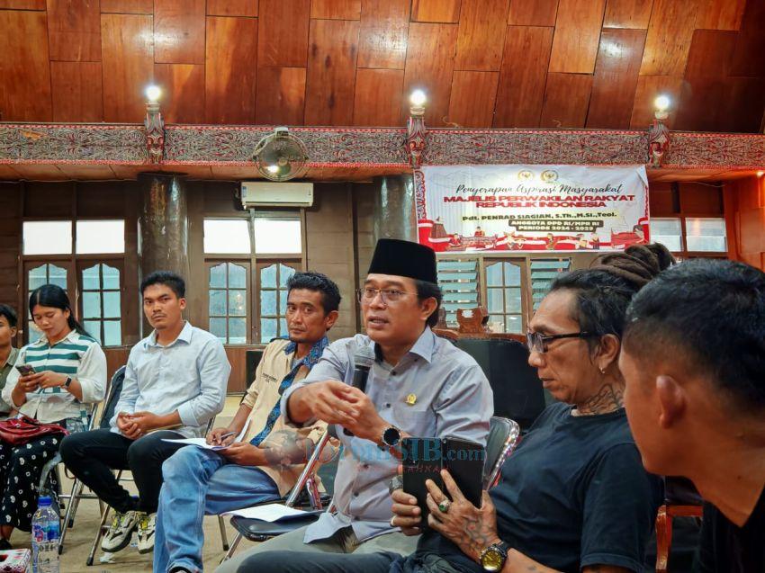 Penrad Siagian Sosialisasikan Empat Pilar Kebangsaan di Toba Segerakan Revisi Aturan Pendirian Rumah Ibadah