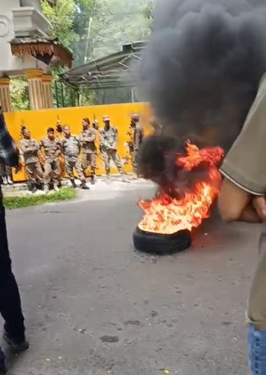 Diduga Pungli Kades di Langkat, Mahasiswa Demo Tuntut Kadis PMD Dicopot