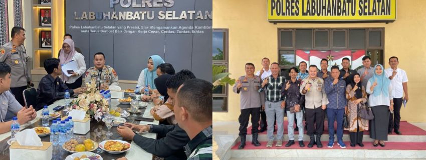 Kunjungi Polres Labusel, Komisi III DPR Labusel Bahas Maraknya Pencurian TBS dan Peredaran Narkoba