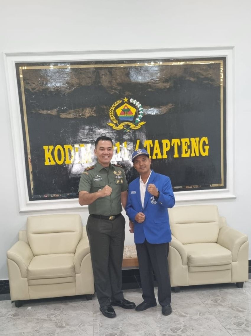 Dandim 0211/TT Terima Audiensi DPC GAMKI Kota Sibolga