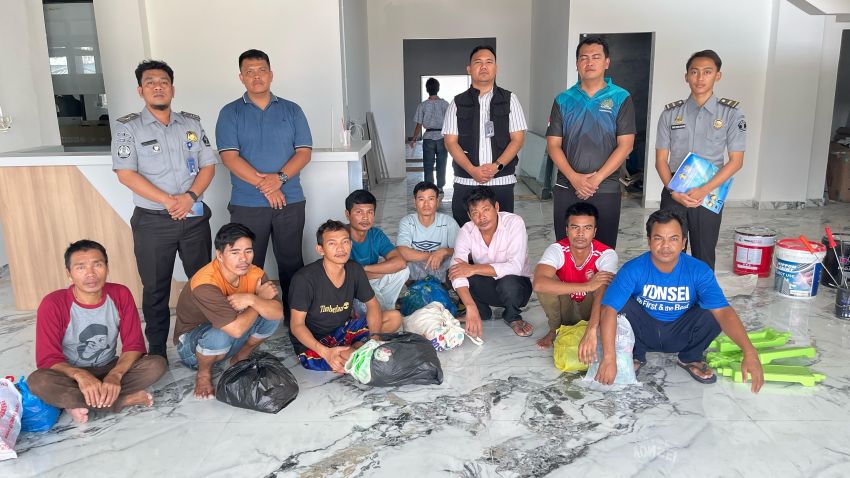 Kanim TBA Pindahkan 8 WNA Asal Myanmar ke Rudenim Medan