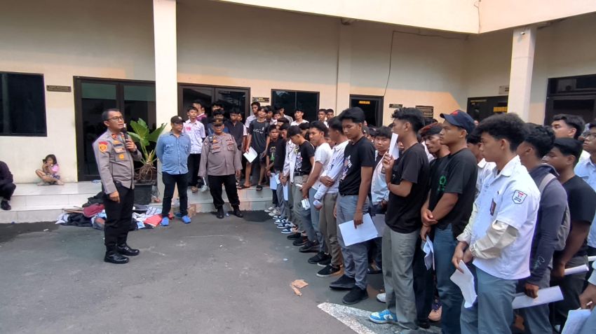 Polsek Sunggal Amankan 128 Siswa SMK dan SMA Yang Terlibat Tawuran