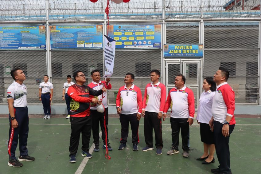 Kalapas Pancurbatu Buka Porseni HBP ke-61, Pererat Kebersamaan Warga Binaan dan Petugas