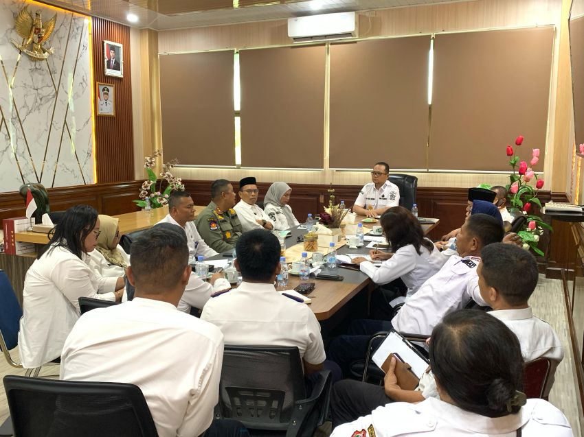 Pemko Tanjungbalai Gelar Rapat Koordinasi Penataan Pasar Tradisional