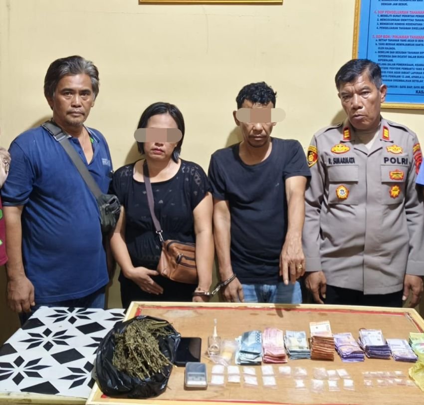 Pria dan Wanita di Simalungun Ditangkap Polisi Terkait Narkoba
