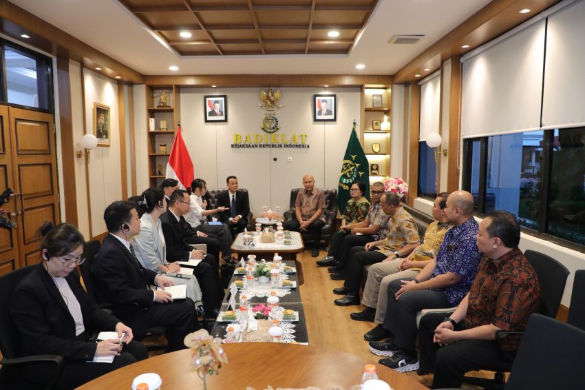 Kejaksaan RI Terima Kunjungan Delegasi Kejaksaan Republik Rakyat Tiongkok