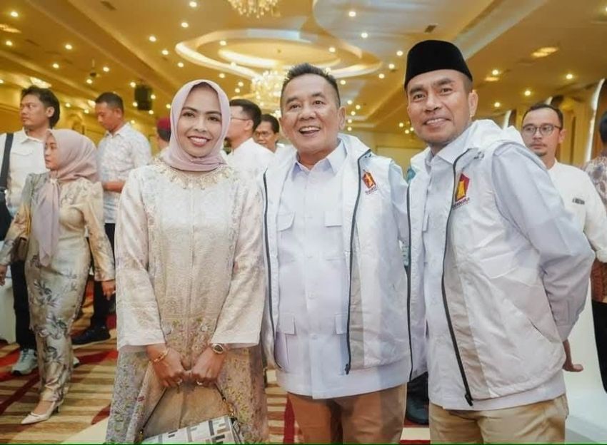 3 Pejabat Negara dari Labura, Labusel dan Labuhanbatu Hadiri HBH Partai Gerindra Sumut