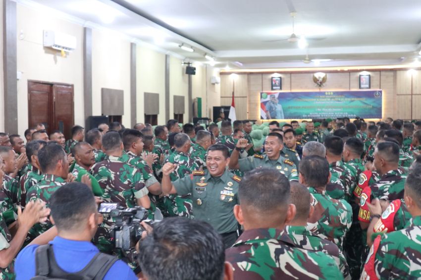 Kunjungi Kodim 0103 Aceh Utara, Danrem Lilawangsa Puji Dandim Terbaik