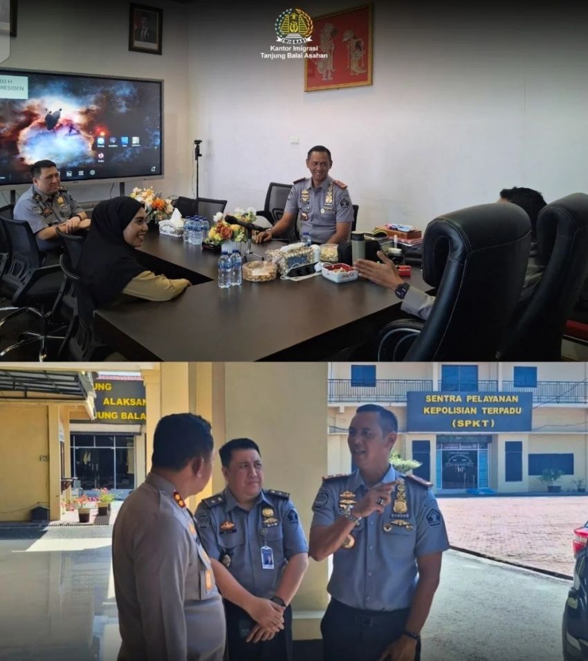 Kanim TBA dan Polres Perkuat Sinergitas Pengawasan Orang Asing di Tanjungbalai