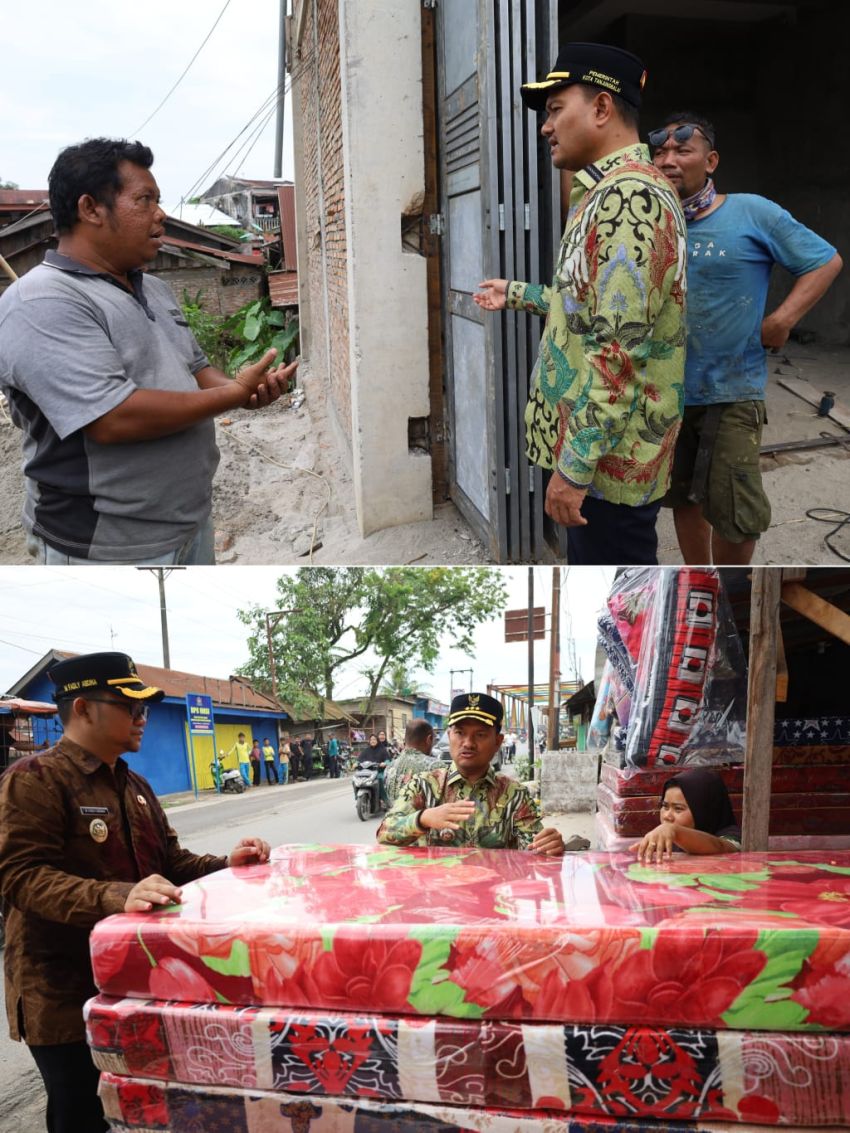 Serius Menata Kota, Wali Kota Sambangi Lapak PKL di Badan Jalan Alteri Tanjungbalai