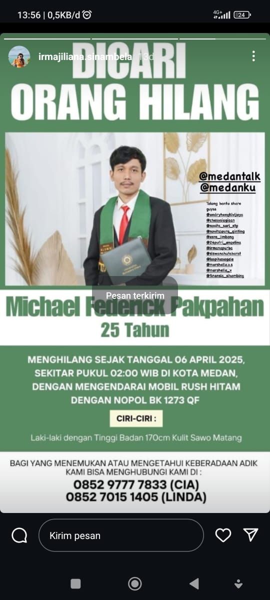Diduga Korban Pembunuhan, Mayat Michael Pakpahan Ditemukan di Muara Langkat