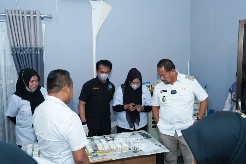 ASN Dinas Perkim dan Bapelitbangda Batubara Tes Urine Mendadak, Ini Hasilnya