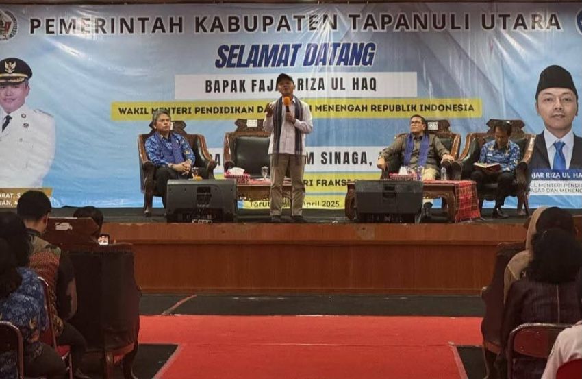 Wamendikdasmen di Taput: Ada Tidaknya Perubahan Kurikulum Sama Saja